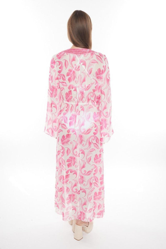 Estelle Cover-Up - Bright Floral Fuschia - Cover-up