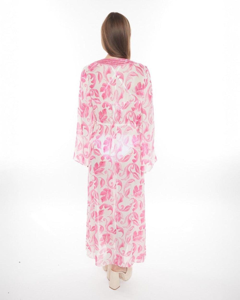 Estelle Cover-Up - Bright Floral Fuschia - Cover-up