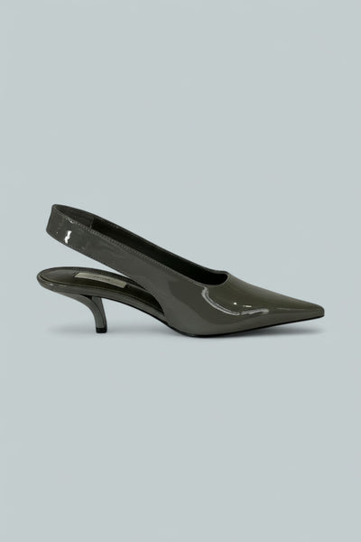 Women's Classic Slingback Pumps - Grey