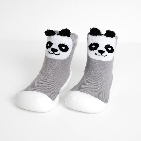 White Sole SlipKix™ - Panda