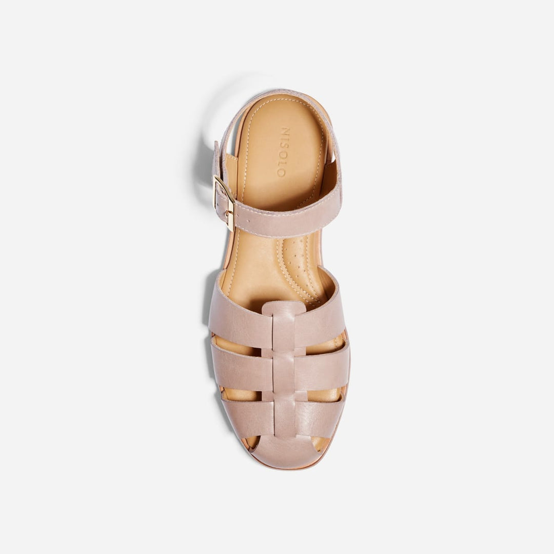 Mira Fisherman Sandal - Greige - FINAL SALE