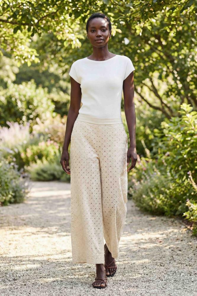 Eyelet Trousers - Trouser
