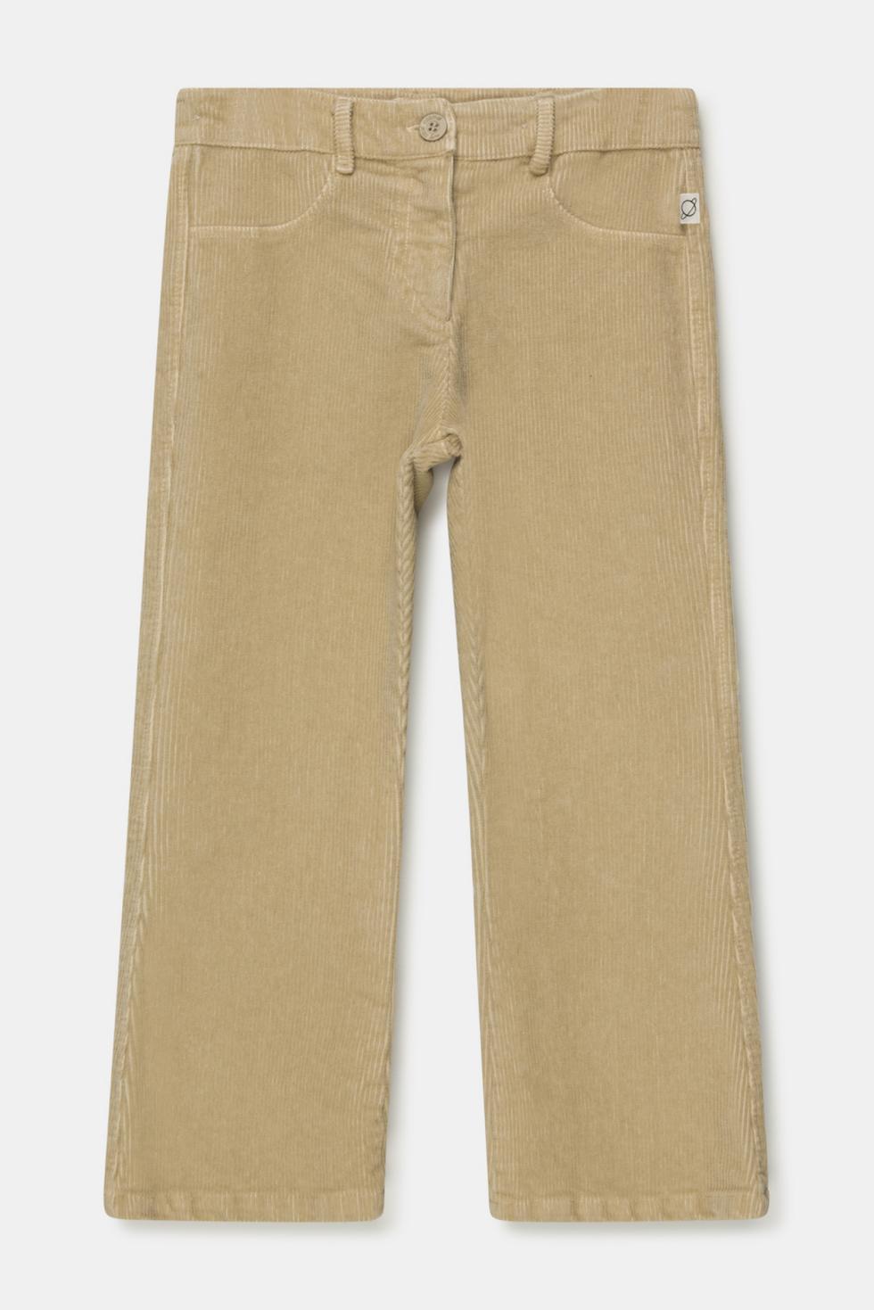 Comfort corduroy flared pants - Stone