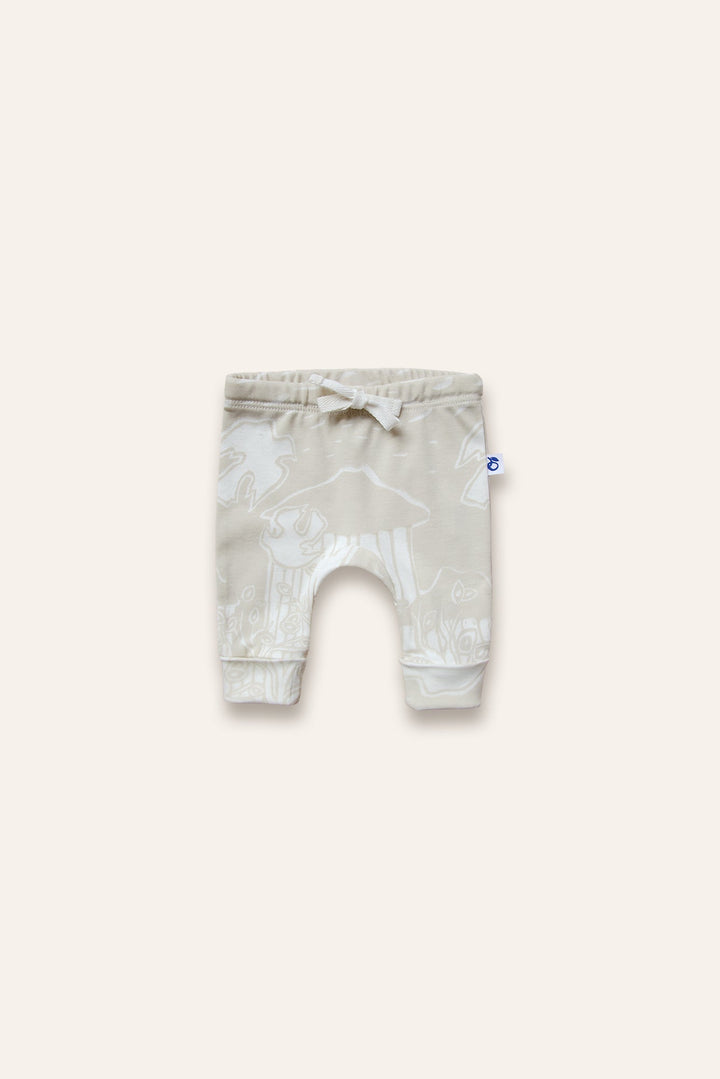 Organic Pima Cotton Baby Pants - Trees