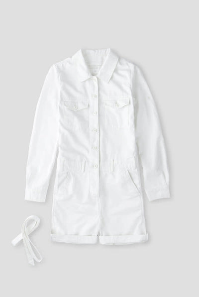 Pilot Short Jumper - White
