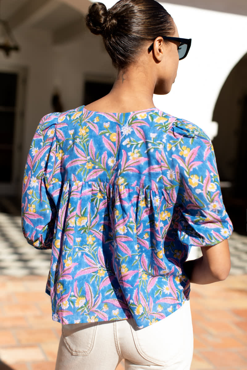 Puff Isla Top - Aanyas Garden Organic