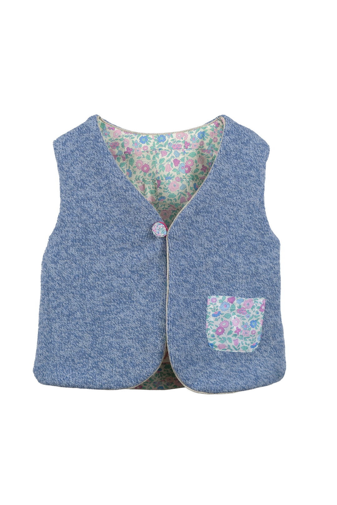 Child's Vest Fig Violet