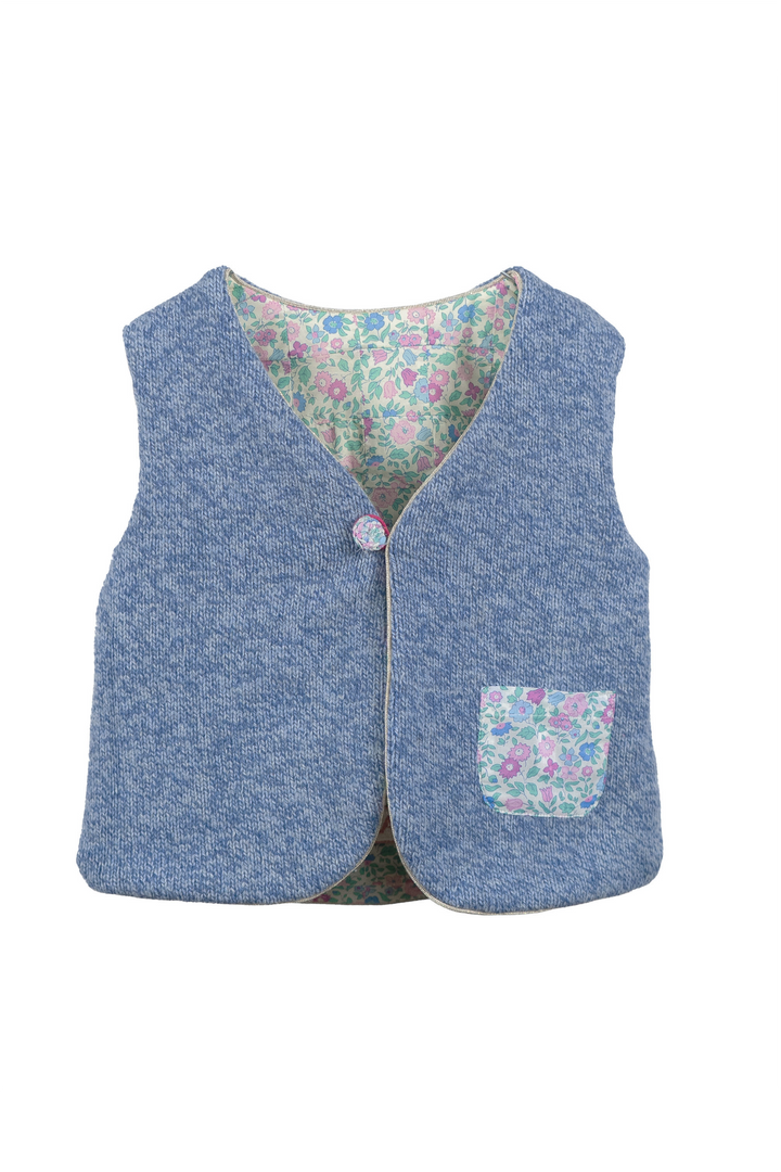 Child's Vest Fig Violet