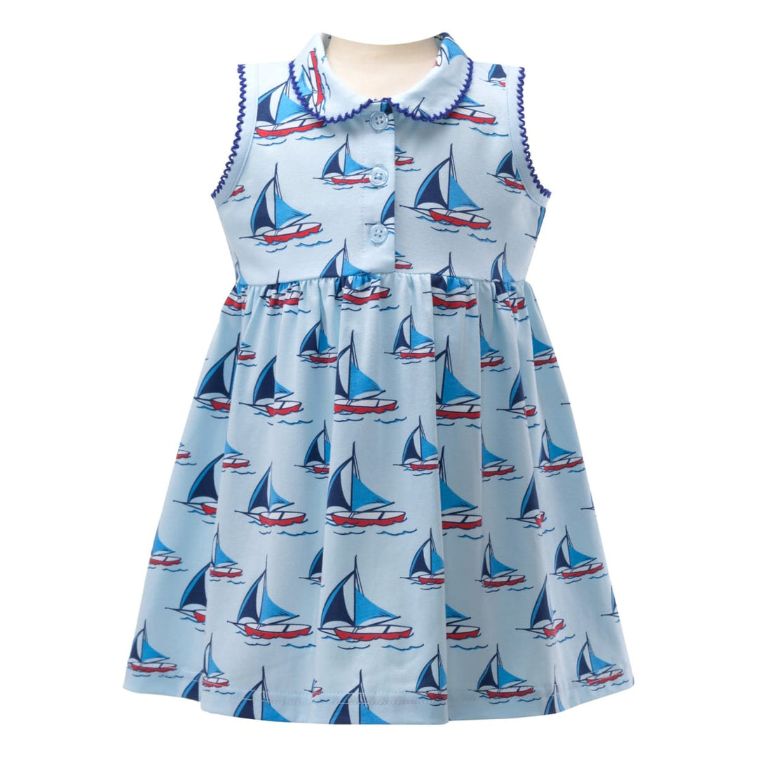 Sailboat Jersey Dress