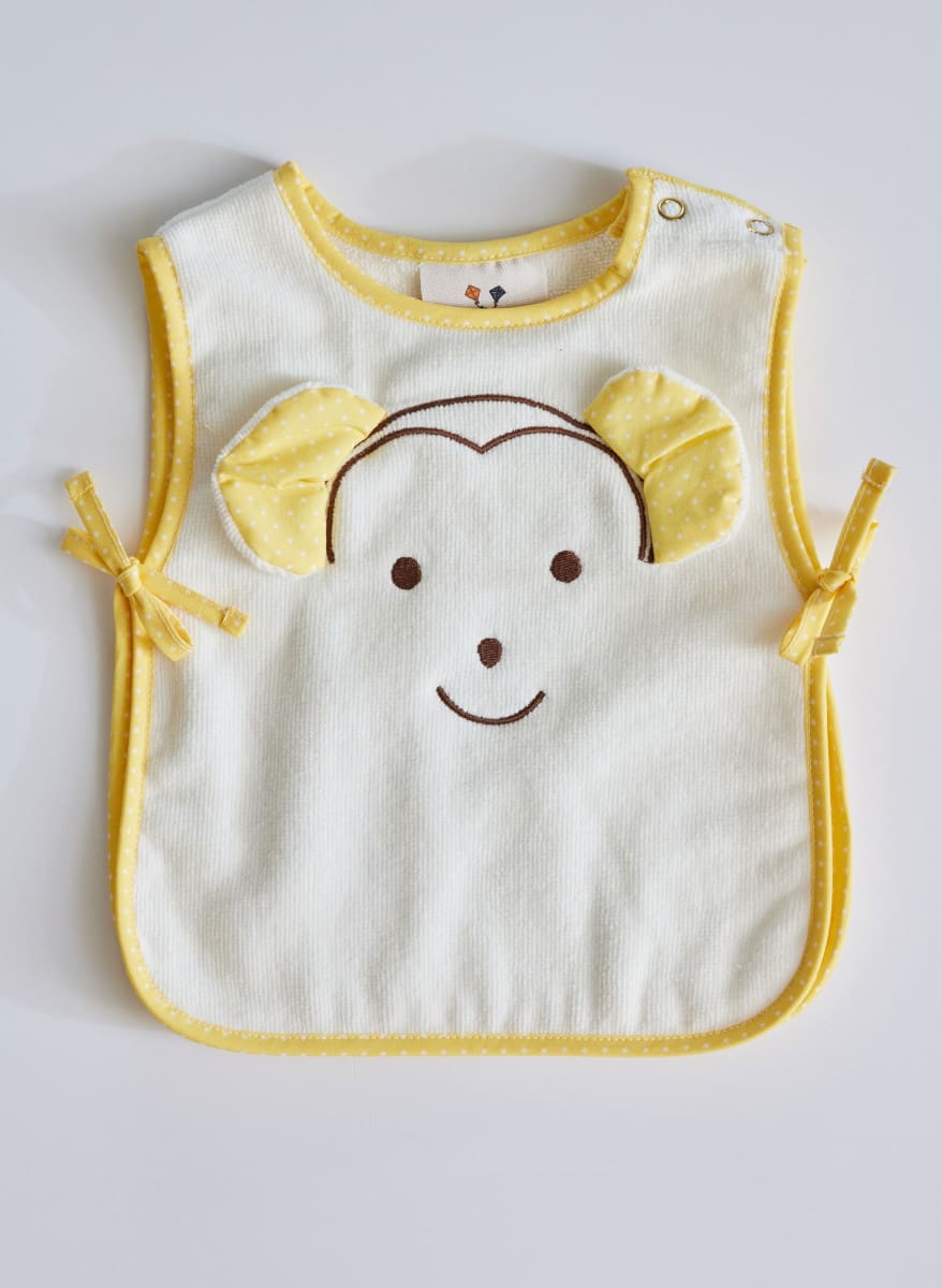 Apron Bib - Playful Monkey