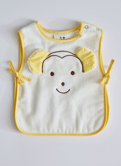 Apron Bib - Playful Monkey
