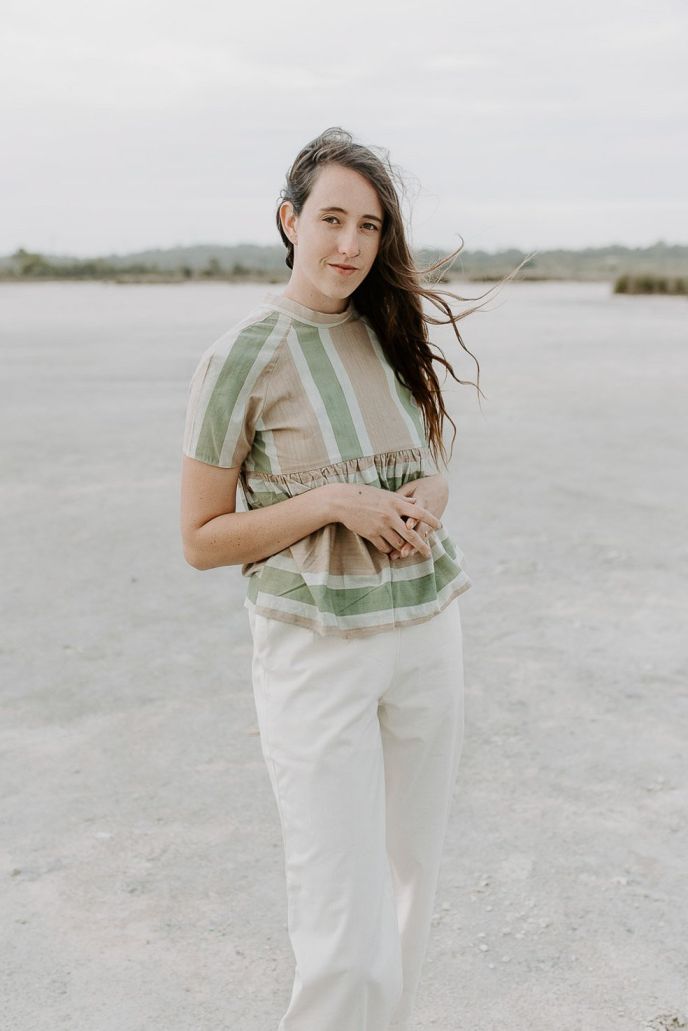 Tasmin Blouse - Rhubarb