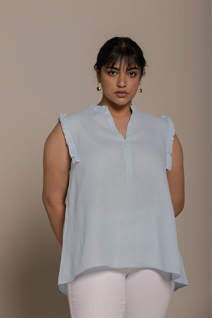 Wind In My Hair Shirt - Summer Blue