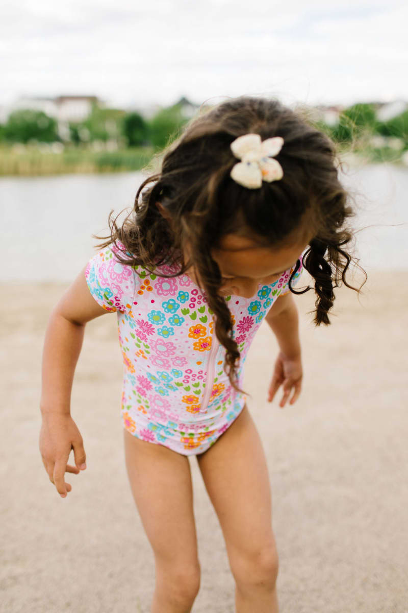 Zoey Swim - Pink Flowers