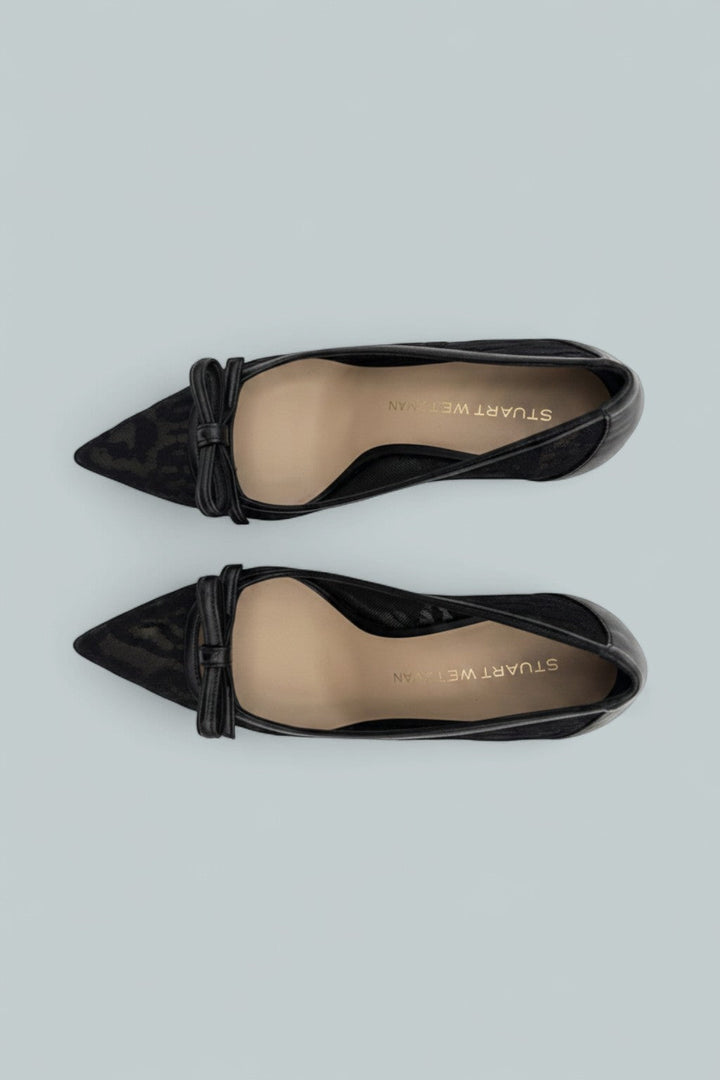 Felicity Bow 85 Pumps - Black
