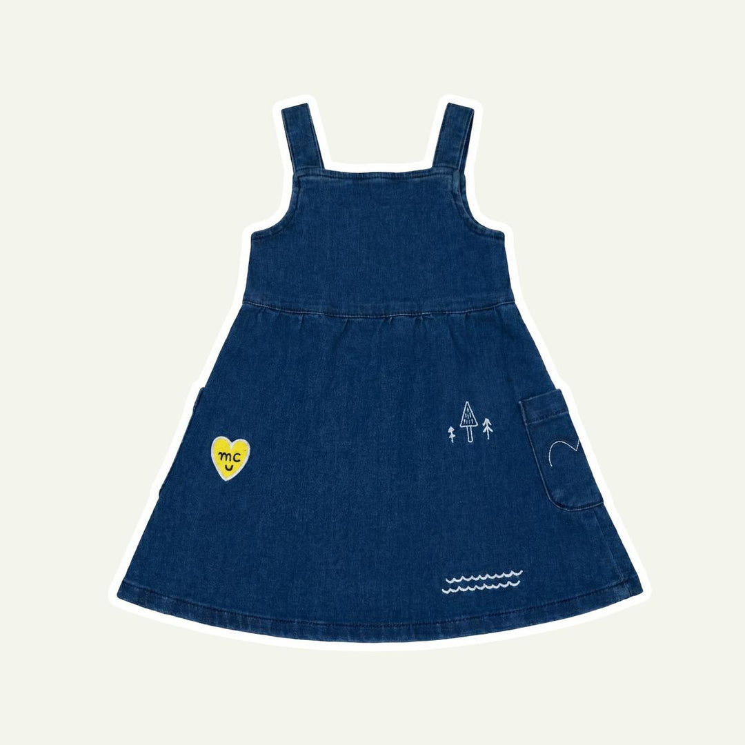 Baby Denim Dress - Blue