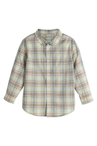 Grayson Shirt in Lemon Sky Check