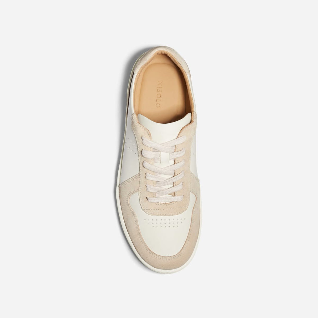 Bria Go-To Court Sneaker Colorblock - Bone
