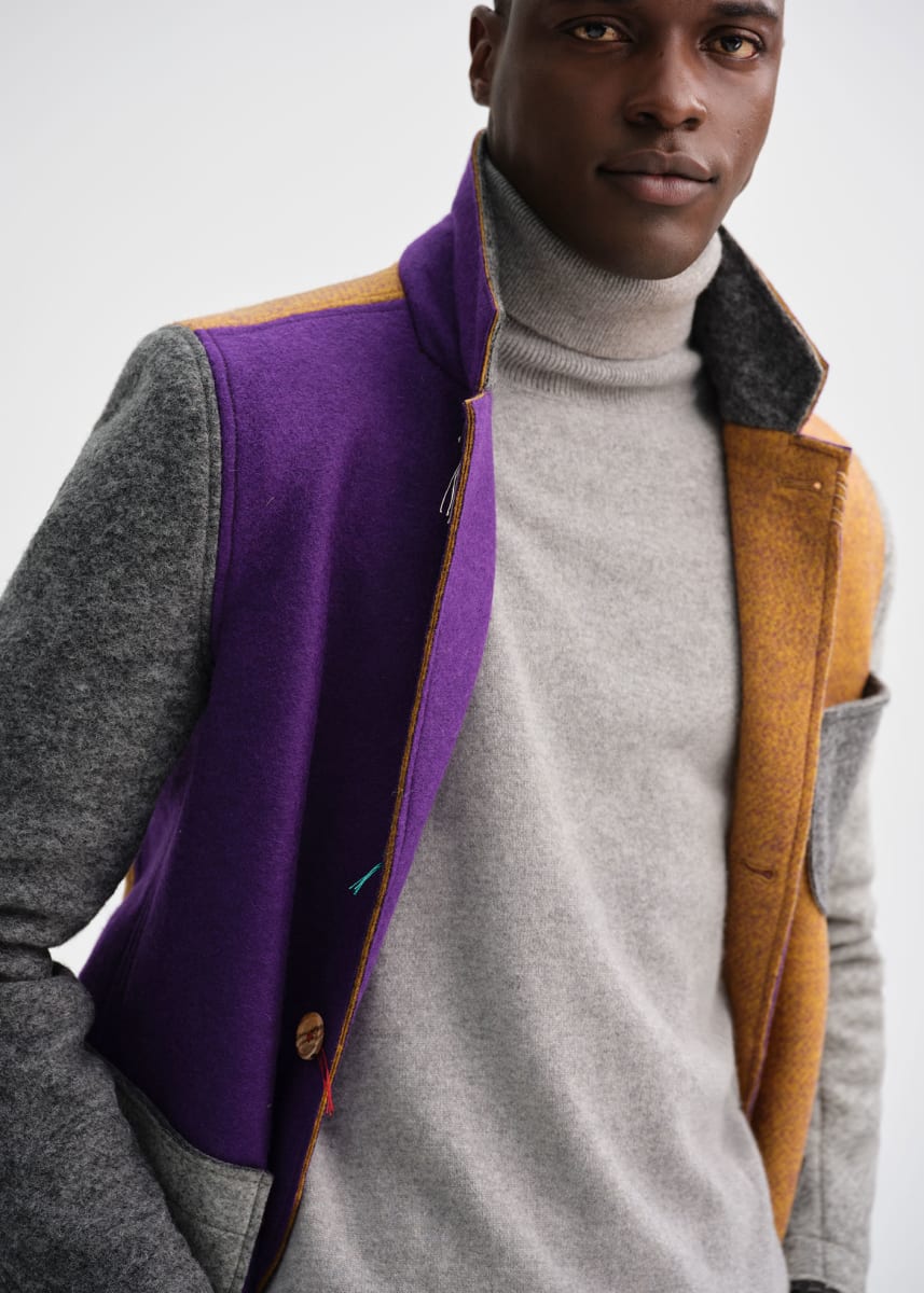 Cashmere Turtleneck Sweater - Slate