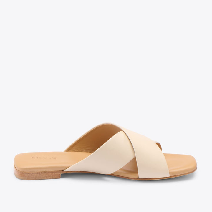Catalina Slide Sandal - Bone
