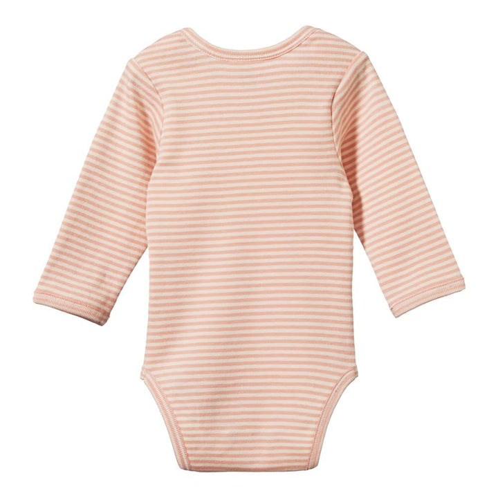 Long Sleeve Bodysuit - Daphne Stripe Bodysuits + Onesies Nature Baby 