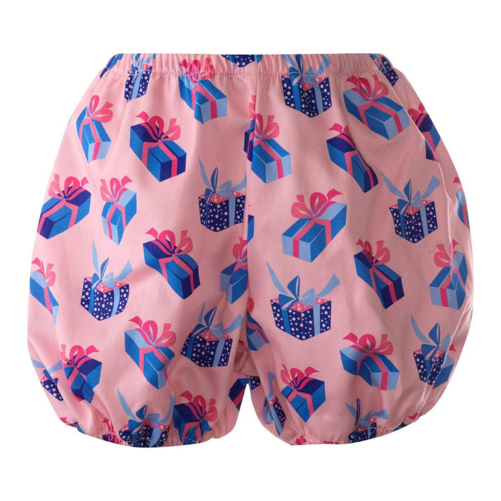 Gift Button-Front Dress & Bloomers