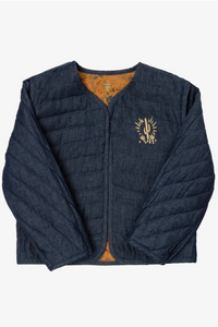 Reversible Baby Jacket - Terracotta Liberty