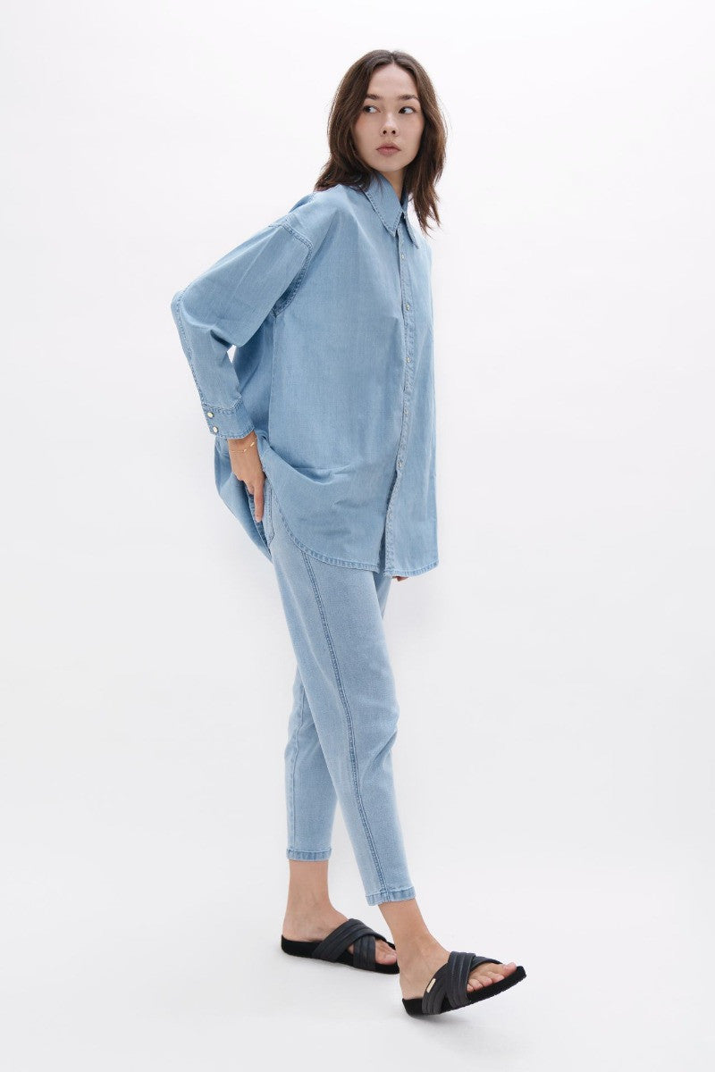 Louisiana MSY - Classic Denim Shirt - Sky