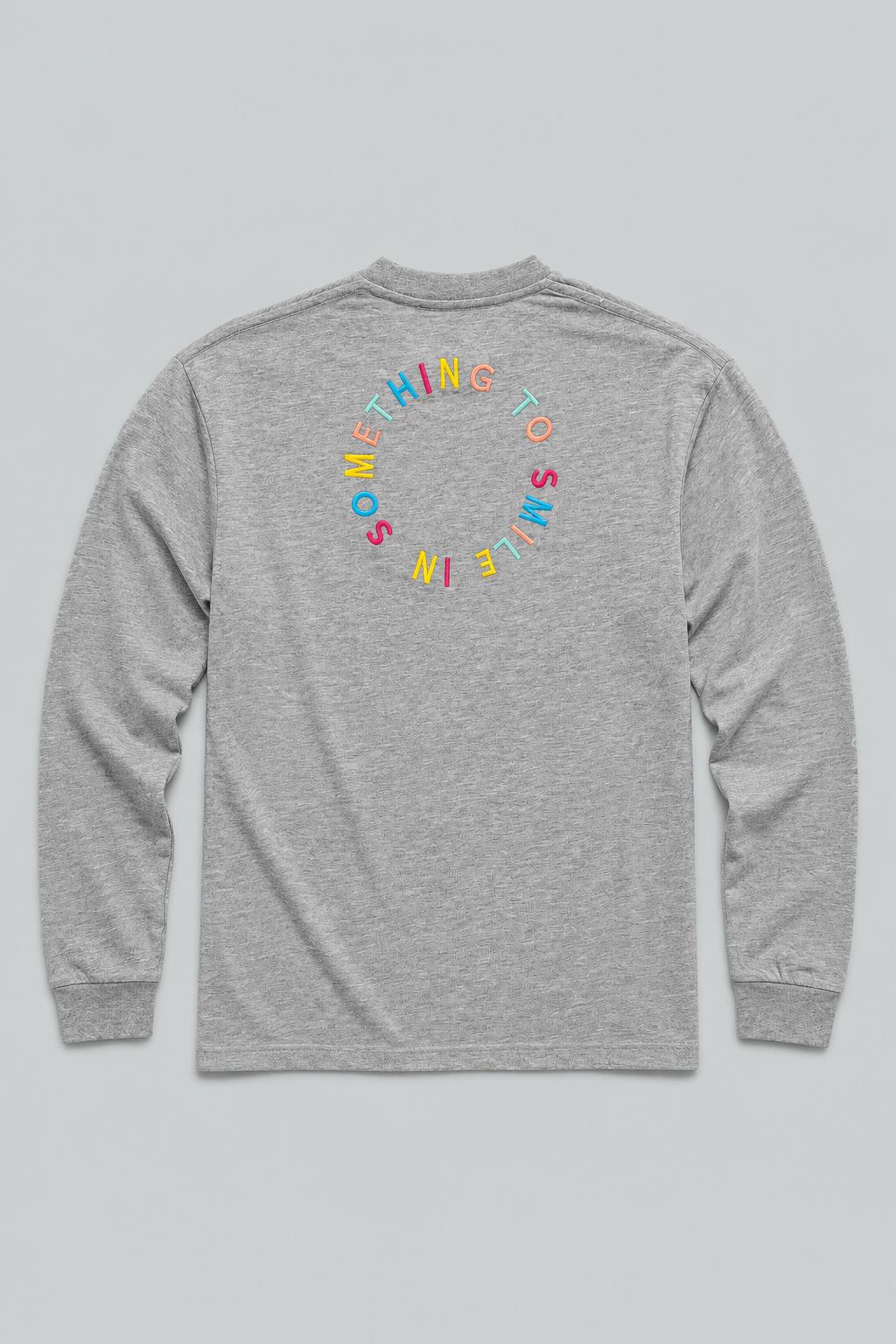 Long Sleeve Logo Tee - Heather Gray