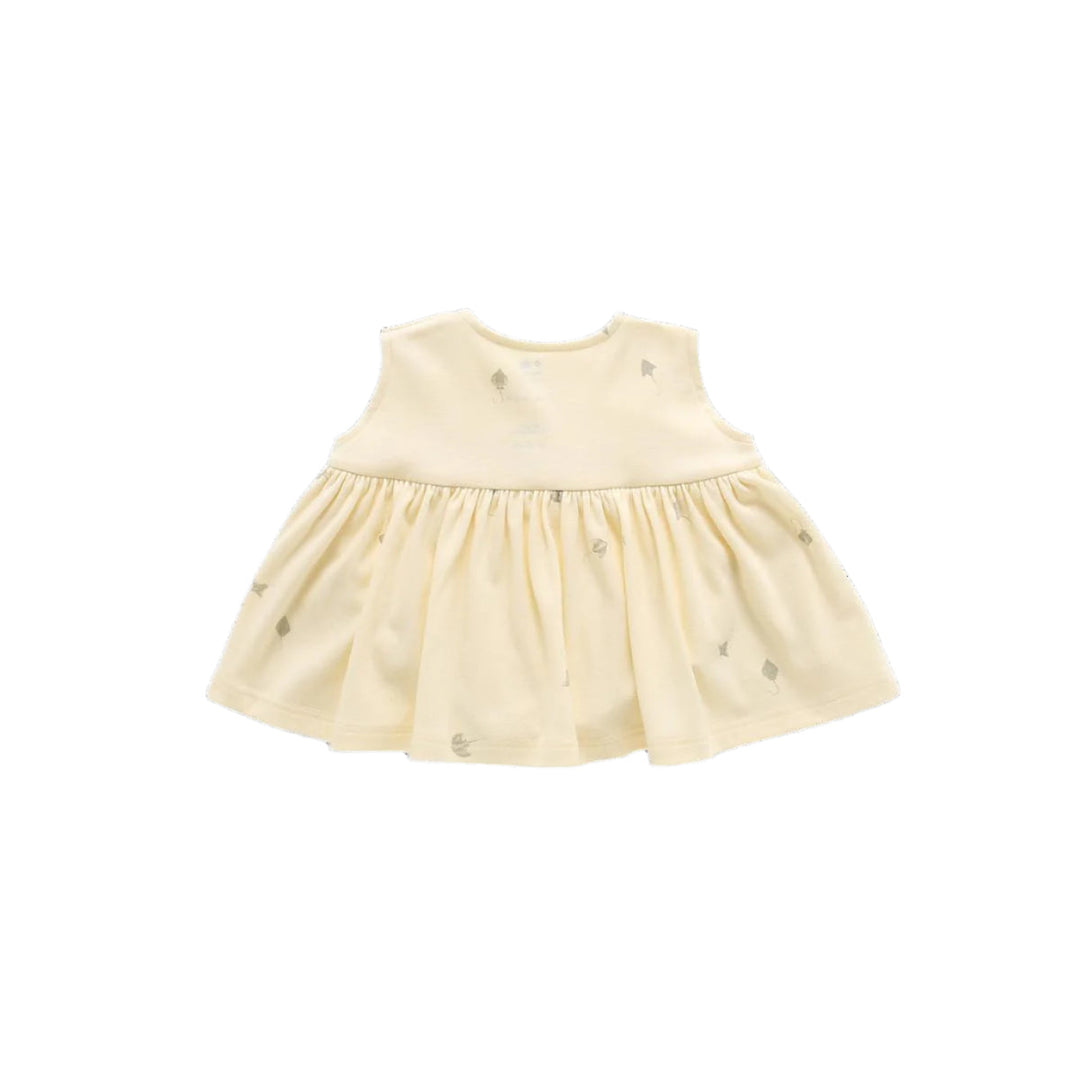 Baby Fit & Flare Dress - Cream