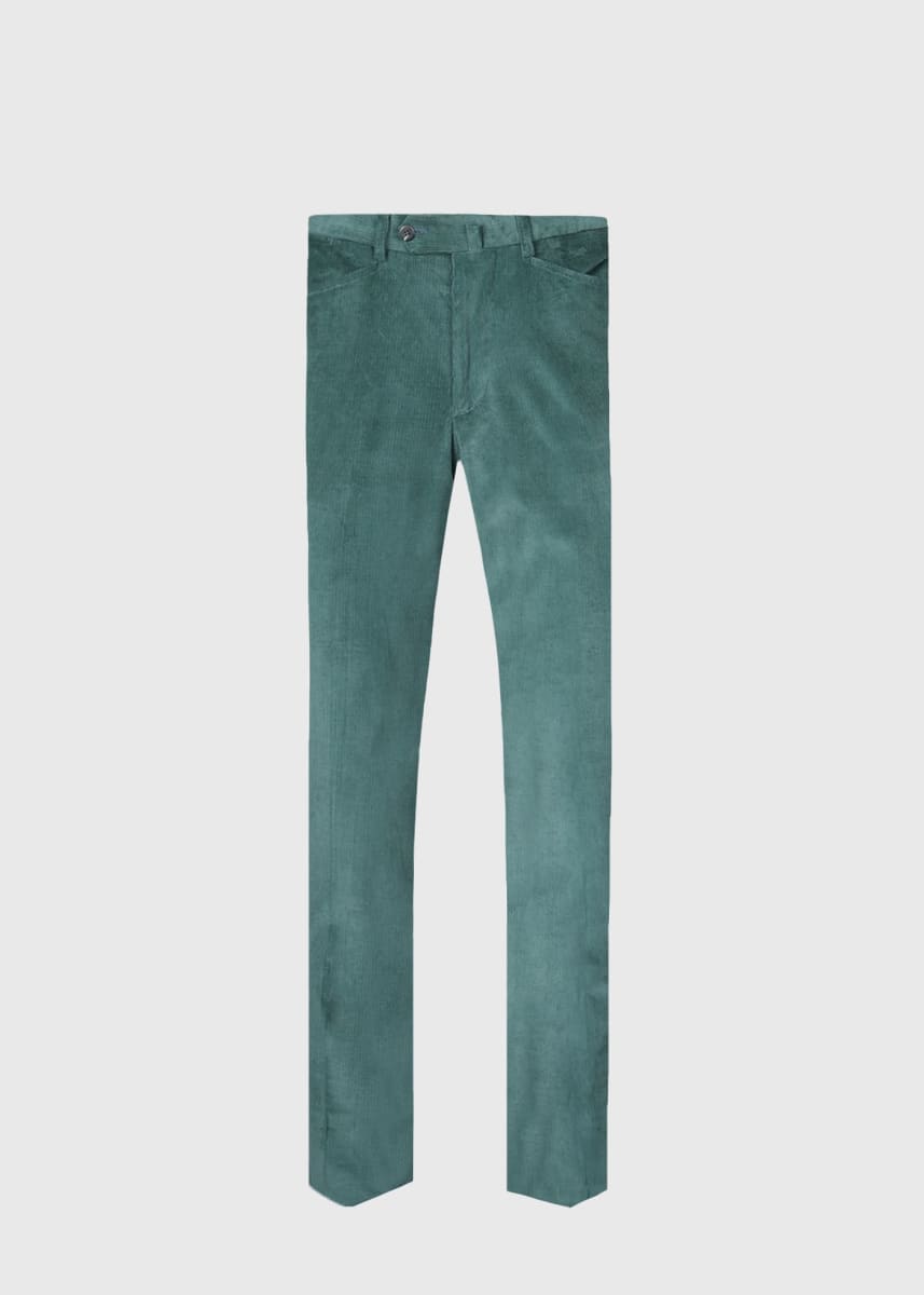 Phineas Cole Corduroy Casual Trouser - Green