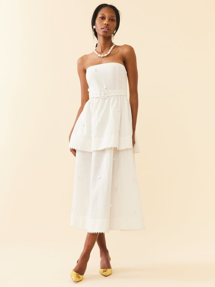 Daisy Dress - Pearly White