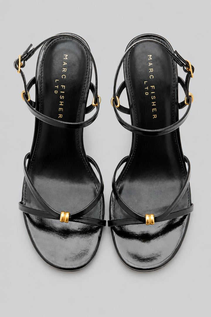 Faithy Wedge Dress Sandals - Black 001 Leather - 8 - Flip Flops
