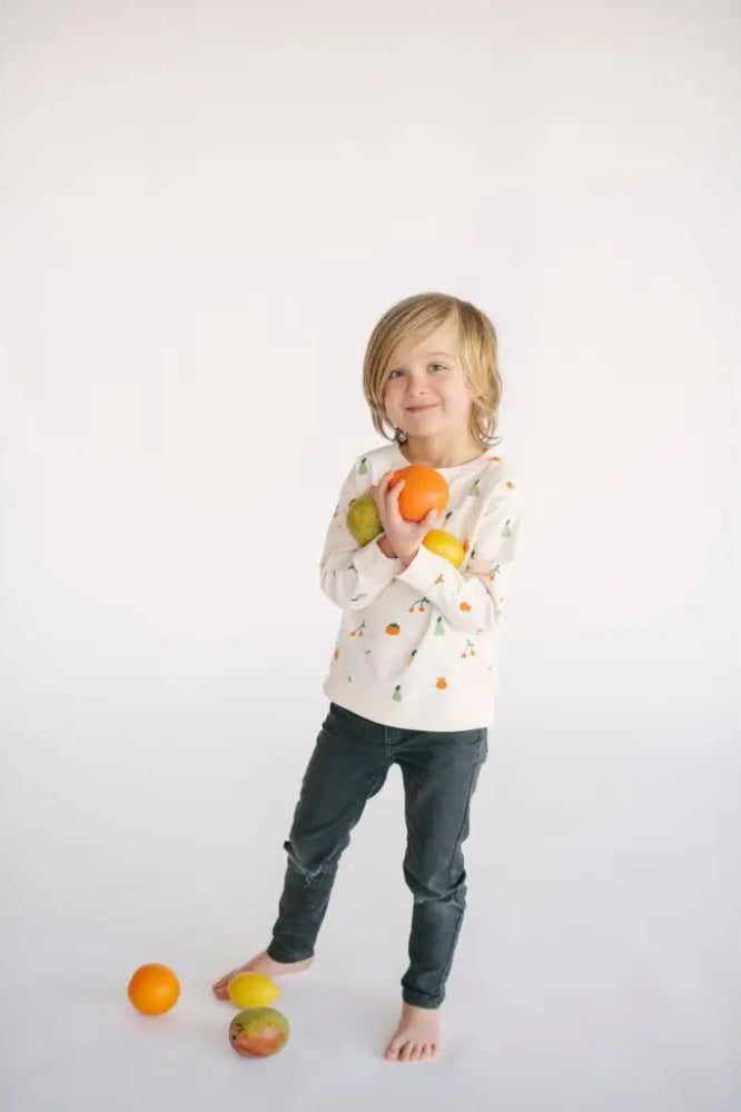 Farmer’s Market Kid’s Pullover - Crewneck Sweatshirt