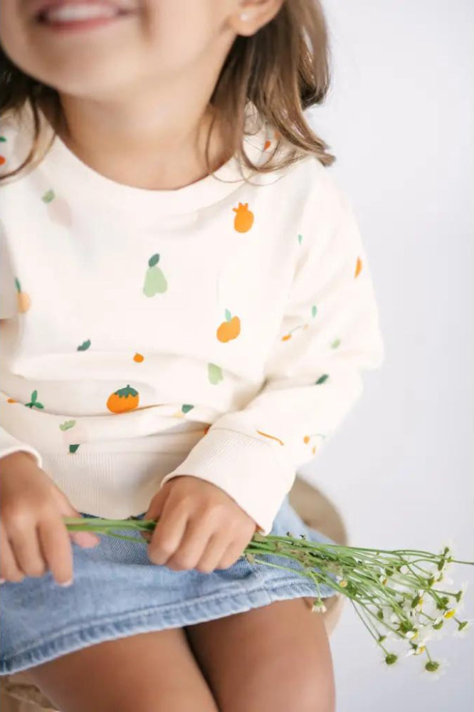 Farmer’s Market Kid’s Pullover - Crewneck Sweatshirt