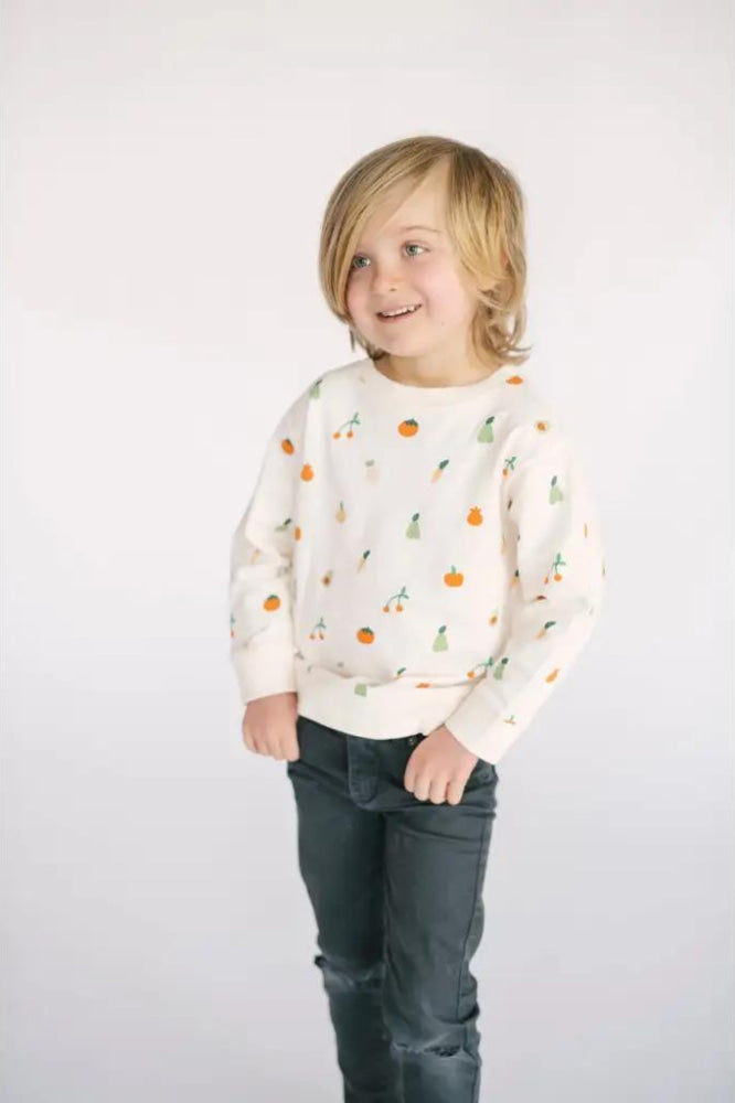 Farmer’s Market Kid’s Pullover - Crewneck Sweatshirt