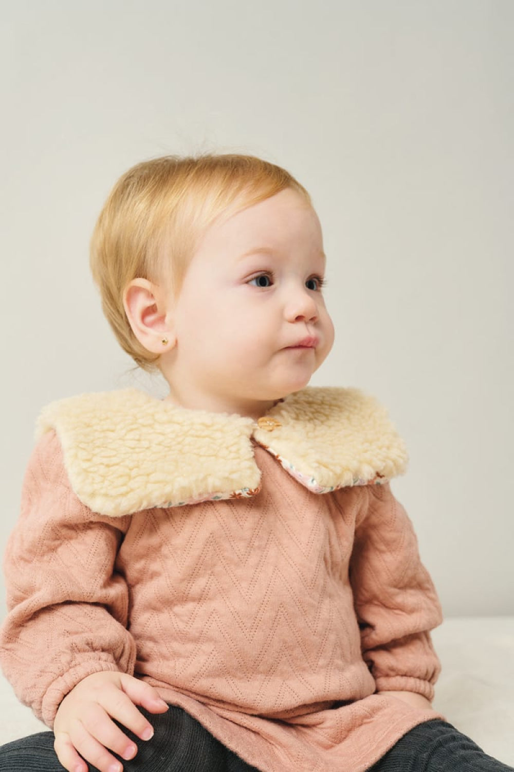 Faux Shearling Baby Collar - Unique - XS (12-24m) - Collar