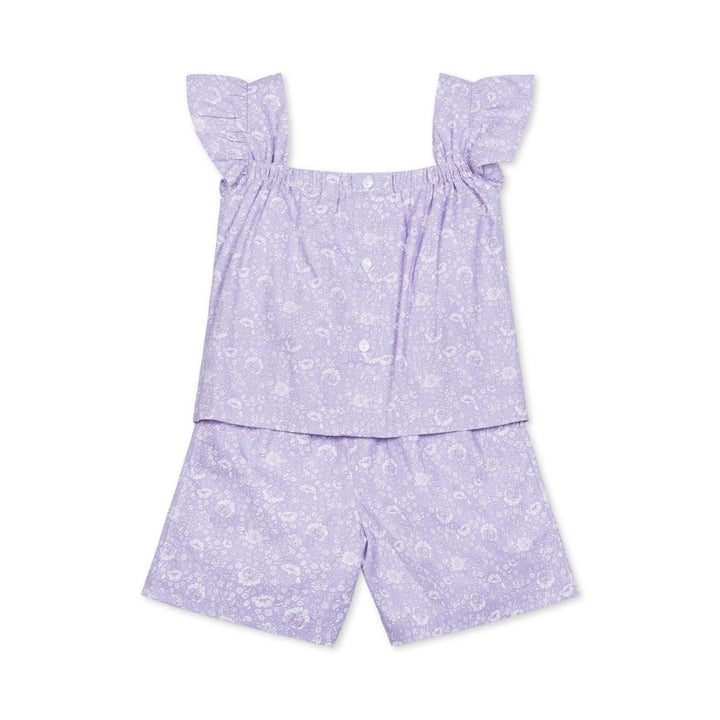 Faux Top Romper - Lavender Fields Floral - Romper