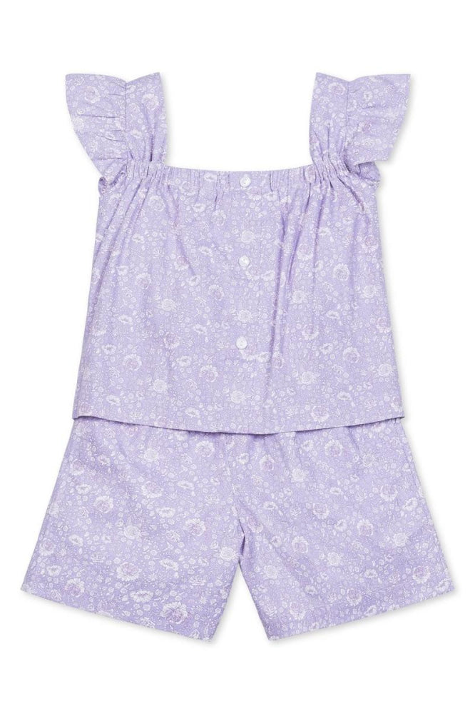 Faux Top Romper - Lavender Fields Floral - Romper
