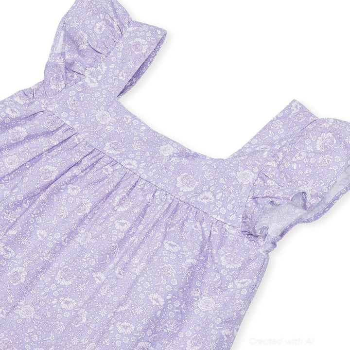Faux Top Romper - Lavender Fields Floral - Romper