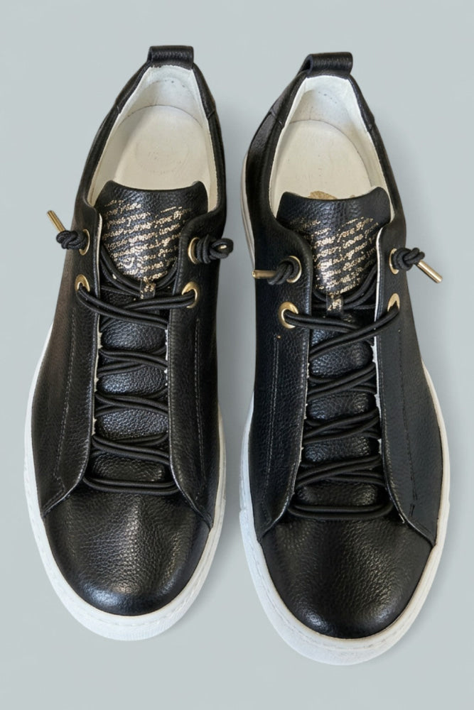 Faye Sneaker Women’s Shoes - Black Gold Combo - AT 6.5 US WOMENS 9 M - Sneaker