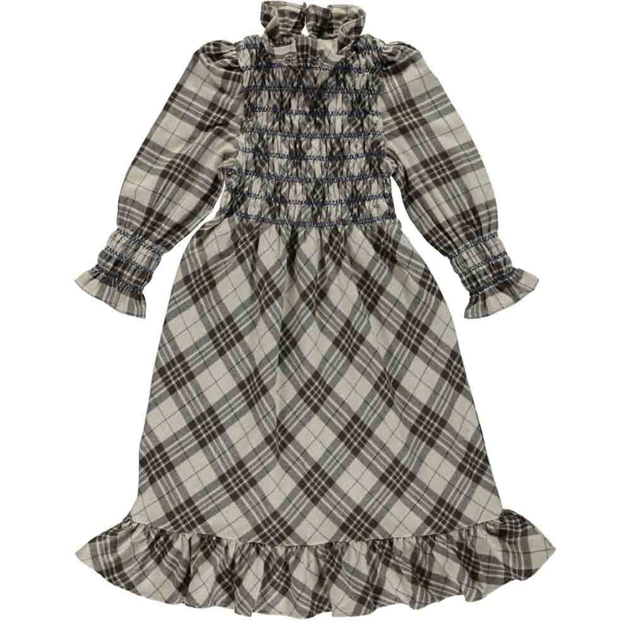 Valentina Dress - Old Check Dresses + Skirts Bebe Organic