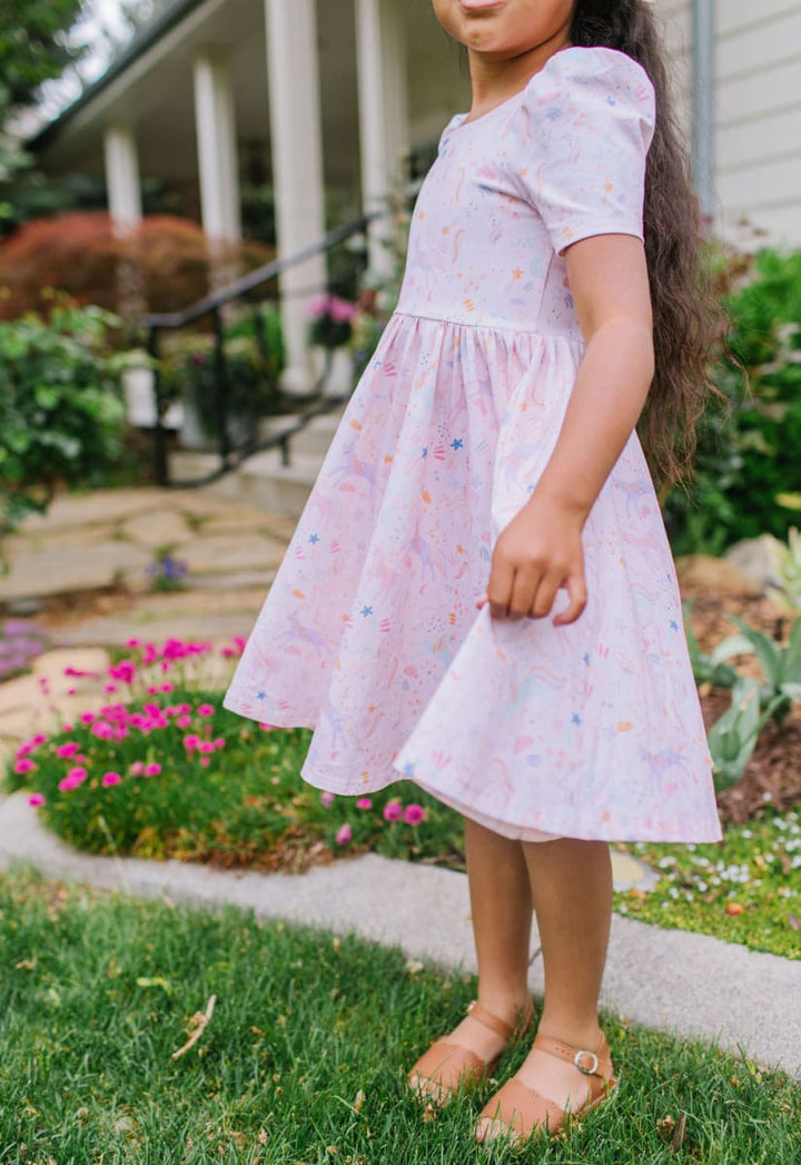 Puff Dress - Dreamy Unicorn
