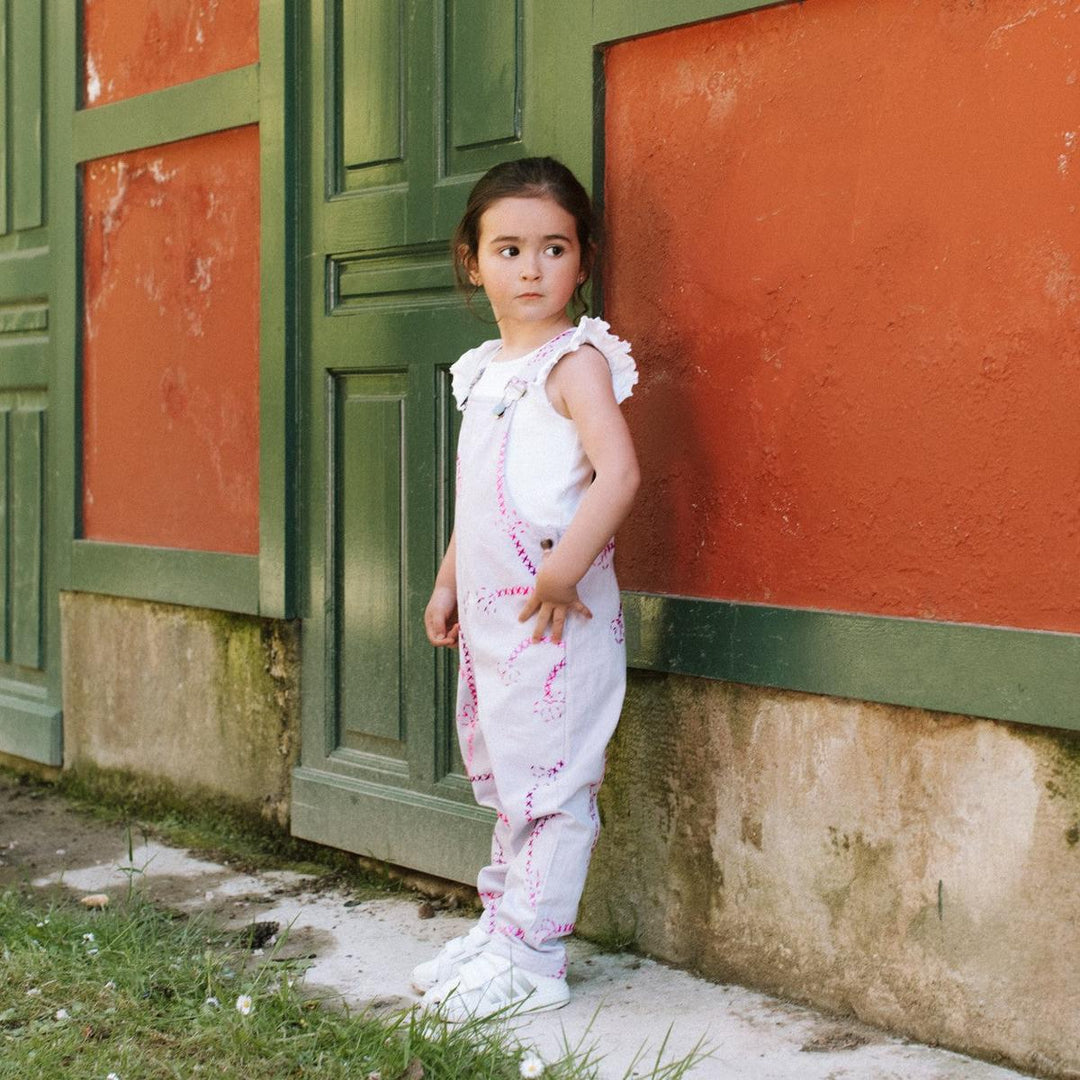 Jardin Denim Overall - Lavender
