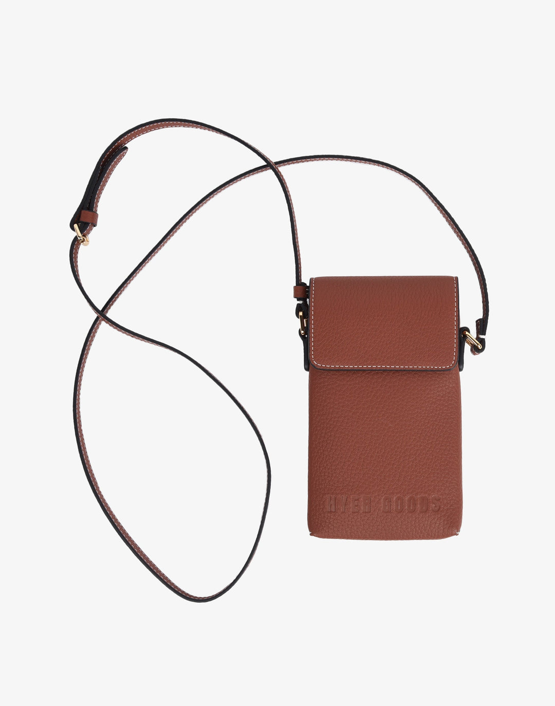 Adult Luxe Phone Sling - Saddle Brown