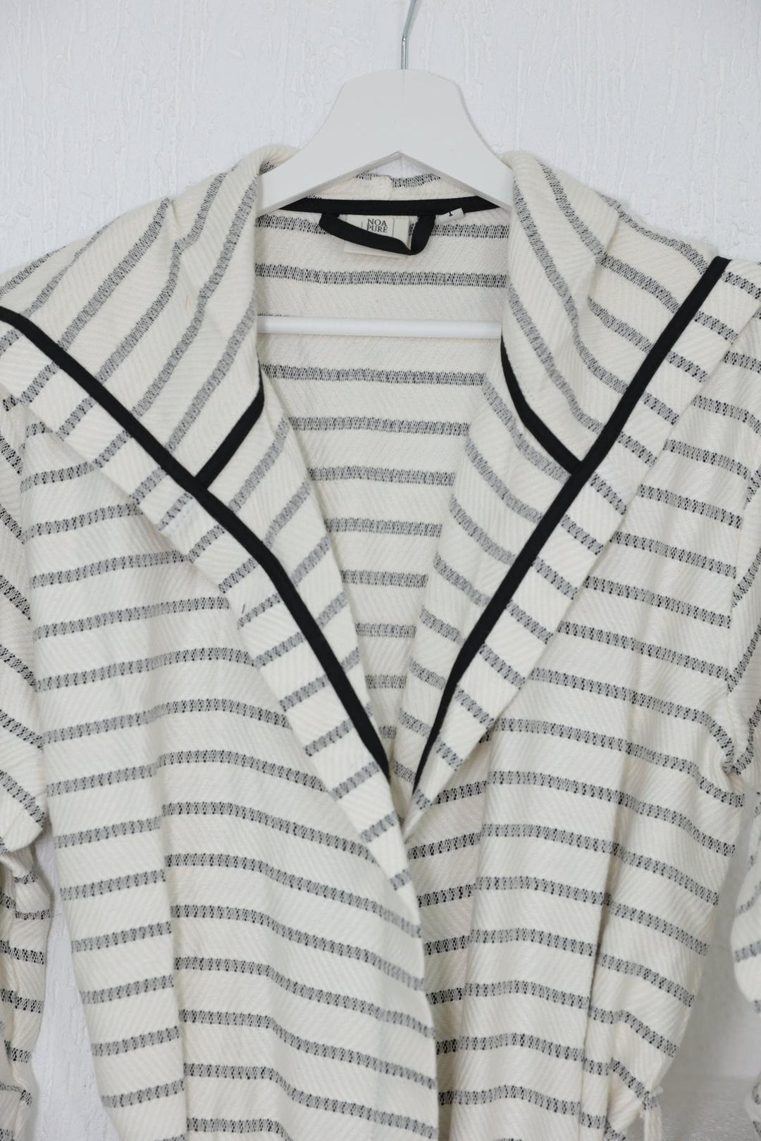 Cotton Black & White Bathrobe
