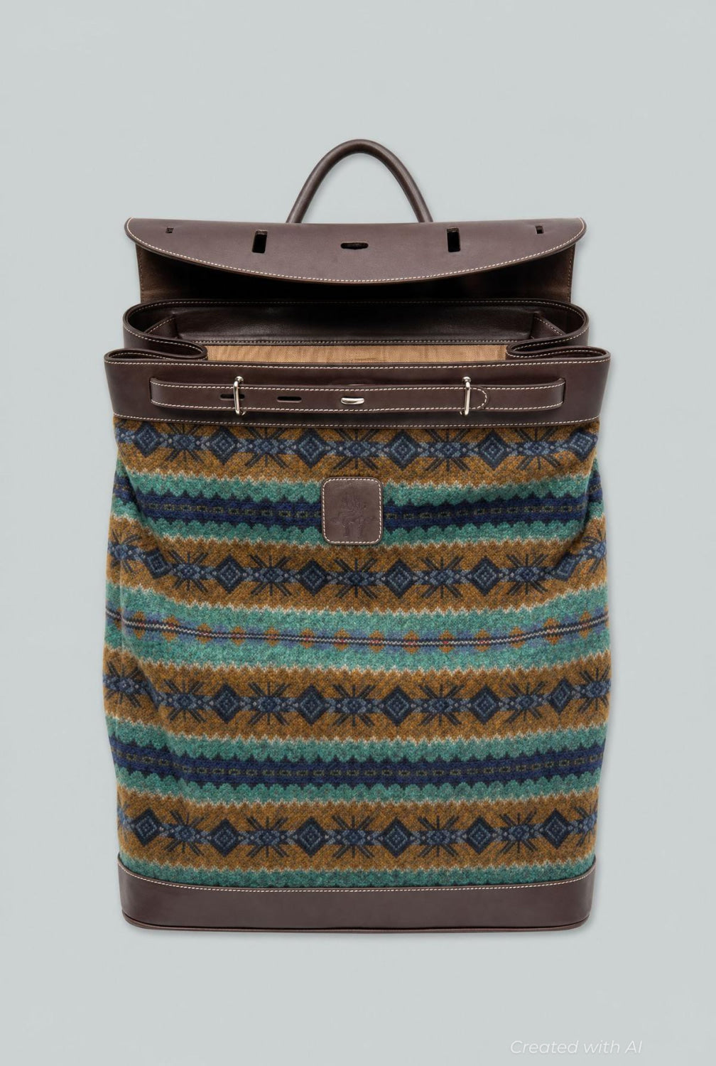 Felissi Canvas Travel Bag - Blue Multi - ONE SIZE - Backpack