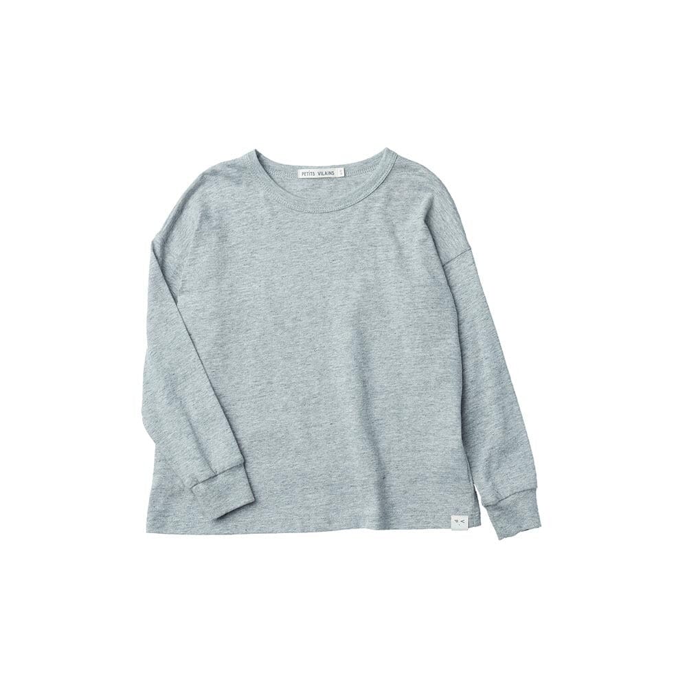 Felix Boxy Long Sleeve - Heather Grey