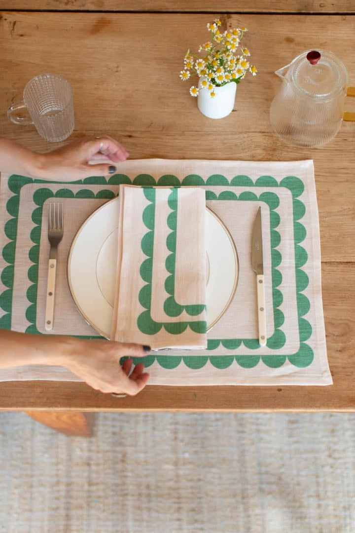 Fete Linen Napkin - Kashmir - Set of 4 - Napkins