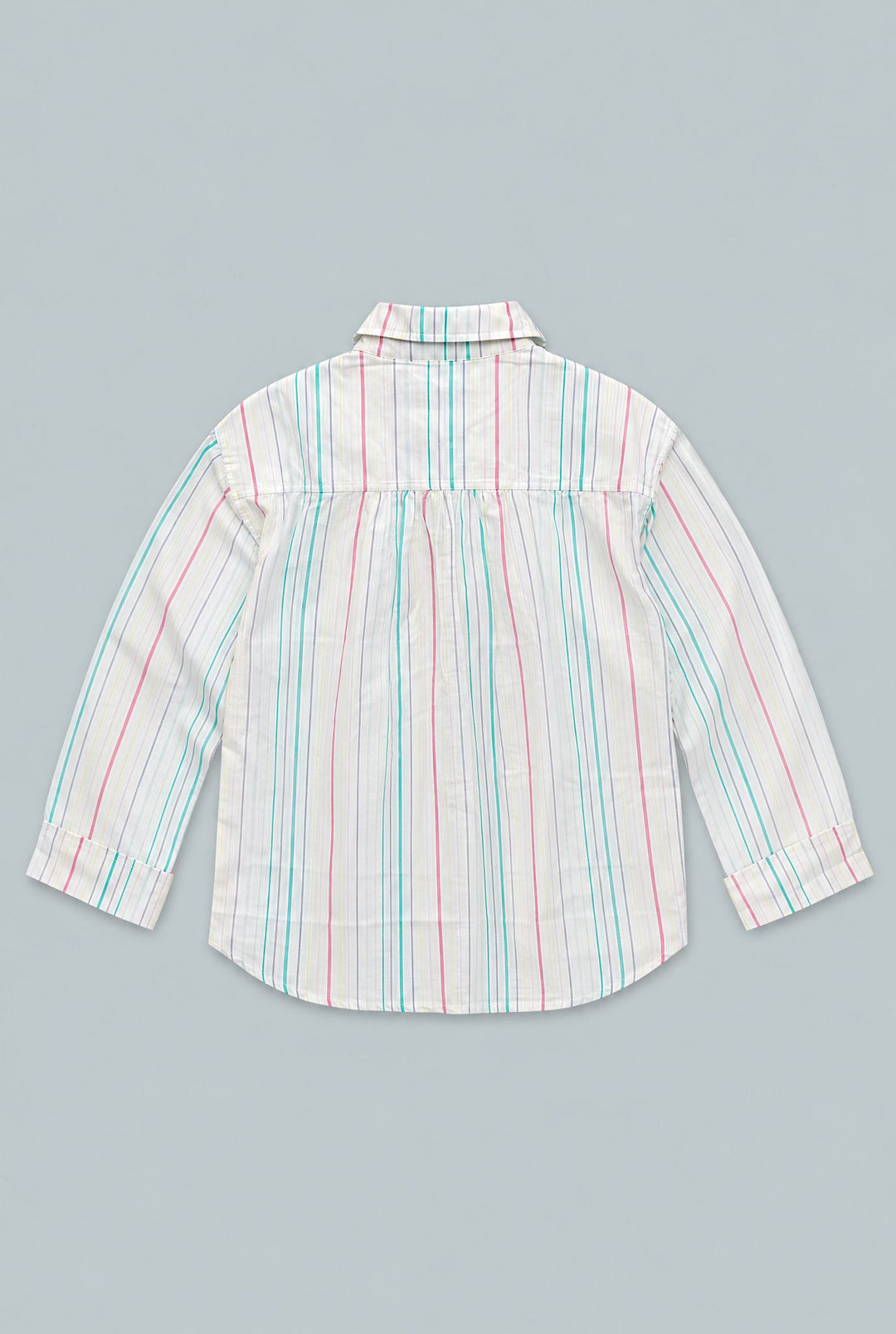 Long Sleeve Woven Pajama Set - Pastel/Multi